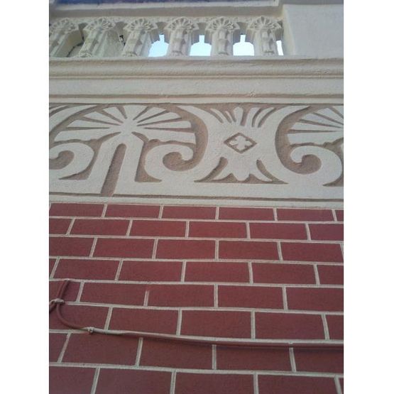 detalle decorativo de fachada